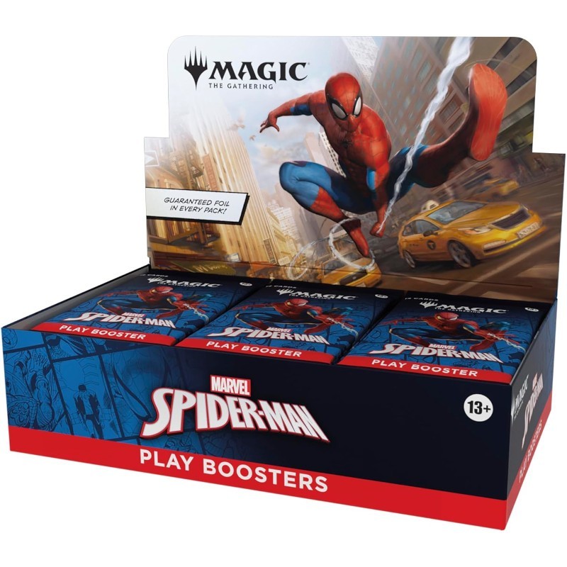 Caja de Marvel's Spiderman play boosters